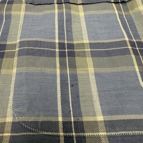 Men's JOHN‎ W. NORDSTROM Blue Italian Fabric Button Down Shirt- Size XXLL (Tall) - Picture 10 of 10